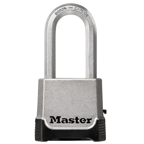 Master Lock Excell Long Shackle Combination Padlock With Backup Key