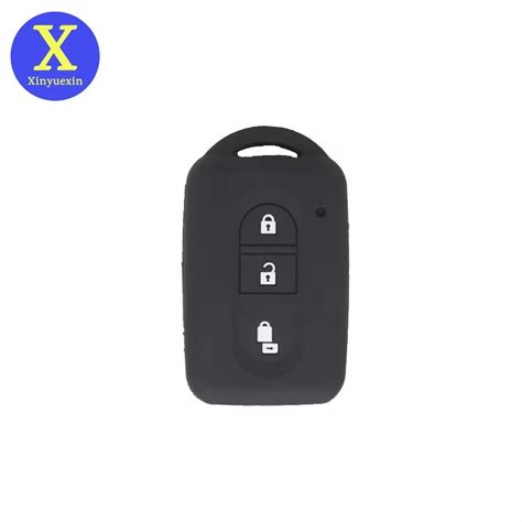 Xinyuexin Silicone Car Key Cover Fob Case For Nissan Duke Micra Qashqai