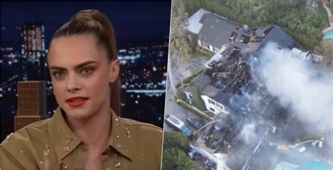 Cara Delevingne Un Incendio Ha Distrutto La Sua Villa