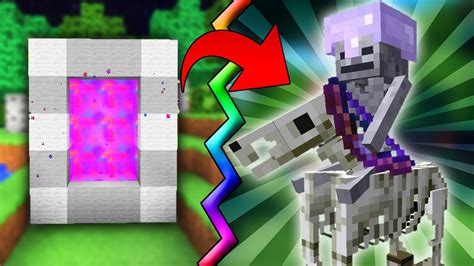 MINECRAFT COMO Hacer Un PORTAL A La DIMENSION De Los ESQUELETOS