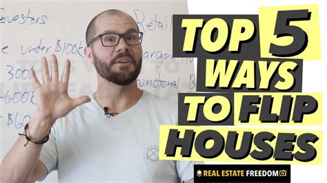 Top 5 Ways To Flip Real Estate Explained Youtube