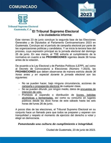 Publinews Guatemala On Twitter Guatevota2023 El Tseguatemala