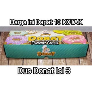 Jual Dus Donat Isi Box Donat Sedap Mantap X X Cm Isi