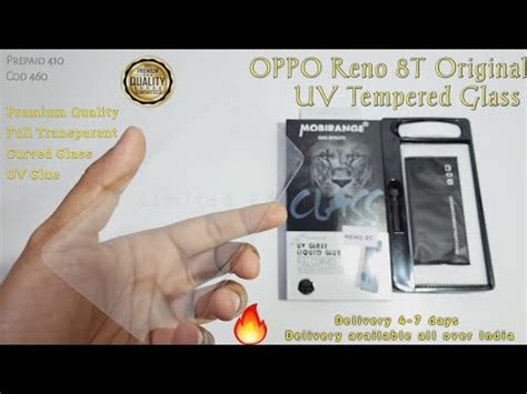 Oppo Reno T Original Uv Tempered Glass Oppo Reno T Best Tempered