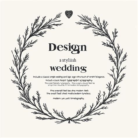 Wedding Card Template Premium Ai Generated Image