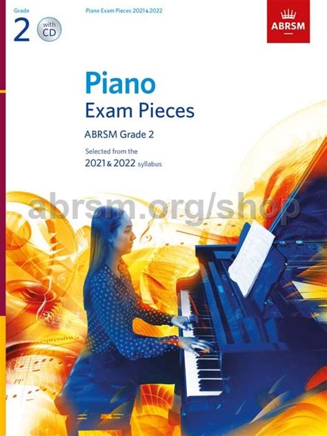 Abrsm Piano Exam Pieces Abrsm Grade With Cd