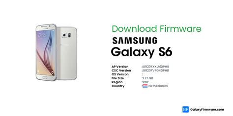 Galaxy Firmware - Samsung Galaxy S6 SM-G920F (VDF) | G920FXXU4DPHB