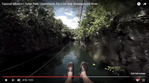 Cancun Mexico Xplor Park Hammock Zip Line And Underground River