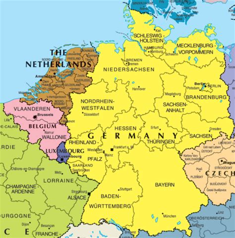 Mapa Alemania Politico | Mapa