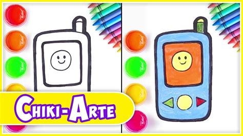 C Mo Dibujar Un Tel Fono Celular Dibujos Infantiles Chiki Arte