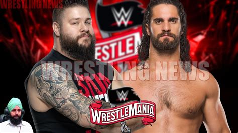 Wrestlemania 36 Kevin Owens Vs Seth Rollins No Dq Match Youtube