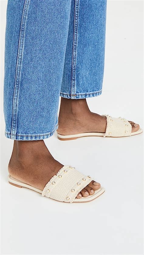 Stuart Weitzman Pearl Slide Sandals Shopbop