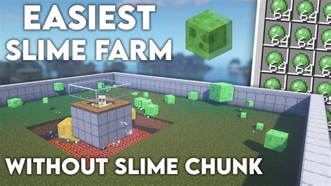 Minecraft Slime Farm Very Easy To Build Minecraft Tutorial