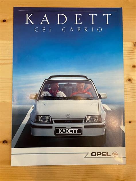 Opel Kadett Gsi Cabrio Prospekt Kaufen Auf Ricardo