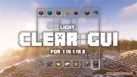 Light Clear GUI Resource Pack 1 20 6 1 20 1 Texture Pack