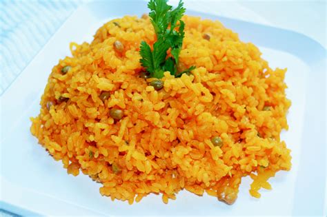 Arroz Con Gandules ( rice with green pigeon Peas)