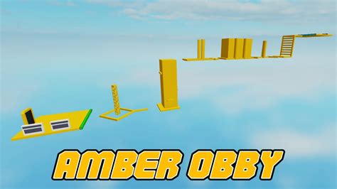 Colored Obby Amber Obby Showcase Youtube