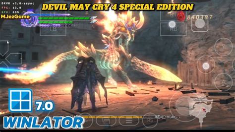 Winlator Gameplay Devil May Cry Special Edition Windows Youtube