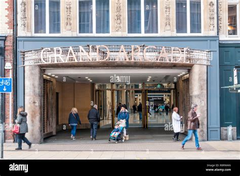 The Entrance To The Grand Arcade Cambridge Stock Photo Alamy