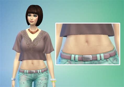 My sim has stretch marks?? : Sims4