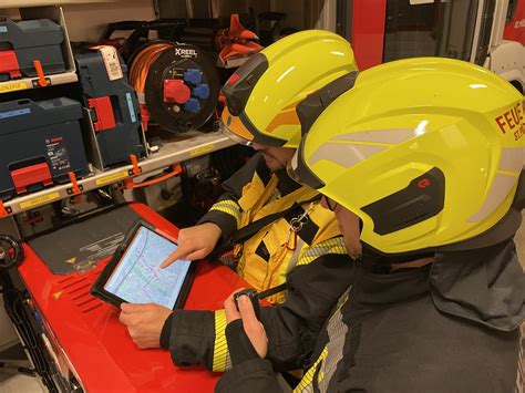 FF St Pölten Wagram startet Einsatztablet im Testbetrieb Freiwillige