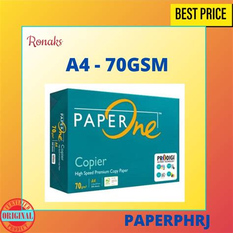 A A Gsm Gsm Gsm Gsm Paperone Copy Paper Ream Shopee