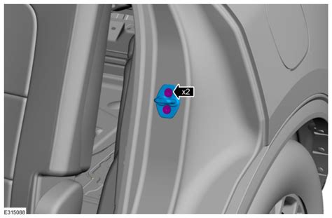 Ford Escape General Procedures Rear Door Alignment Body Closures