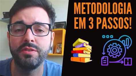 Metodologia TCC Passo A Passo Como Fazer A METODOLOGIA Em 3 Passos