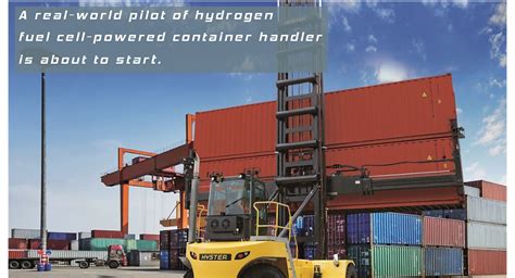 👍 A Real World Pilot Of Hydrogen Fuel Cell Powered Container Handler Is About To Start 📌