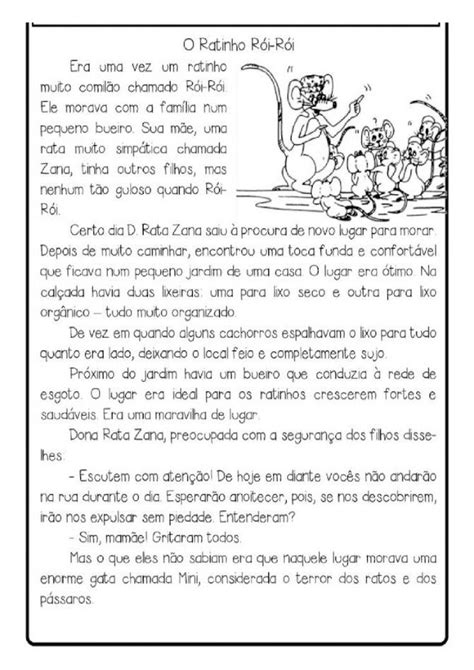 O Ratinho Roi Roi Worksheet Pedagogia