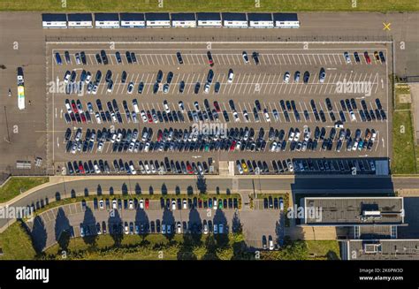 Aerial View New Location Parking Lot P Dortmund Airport Wickede