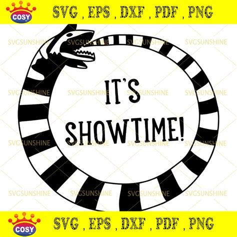 Beetlejuice Sandworm It S Showtime Svg Cut File Horror Halloween Svg