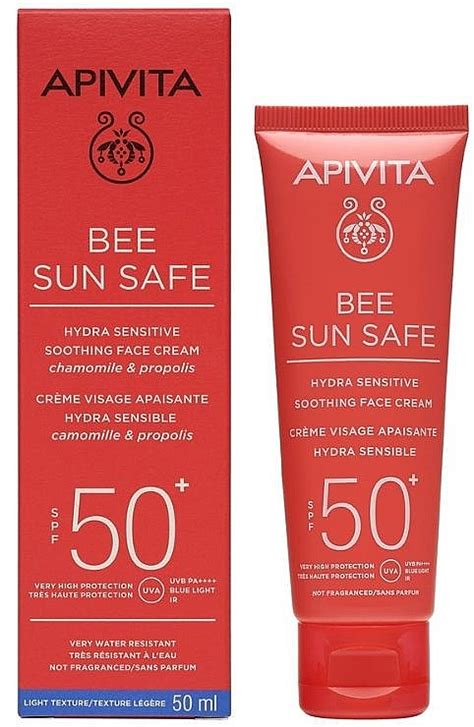 Sun Cream Apivita Bee Sun Safe Hydra Sensitive Soothing Face Cream