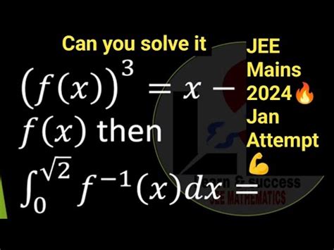 Definite Integration ChallengeJee Mains 2024 Jan Attempt How To