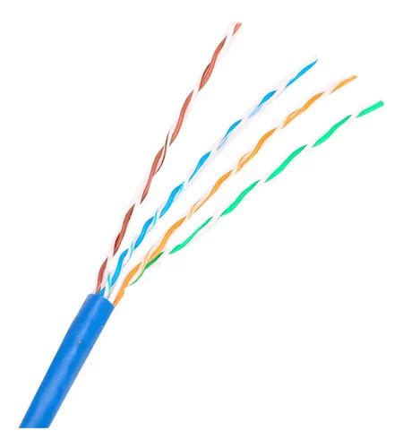 Bobina Cable Wam Utp M Cat Mm Azul Cat Vc Env O Gratis