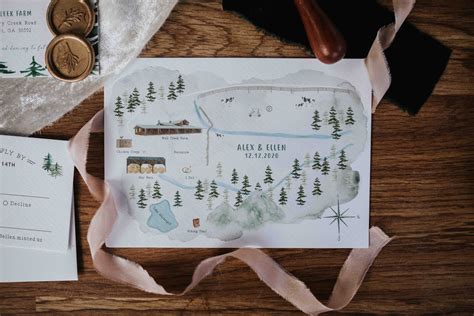 Personalize Your Wedding With A Custom Map Design Wildflower Estudio