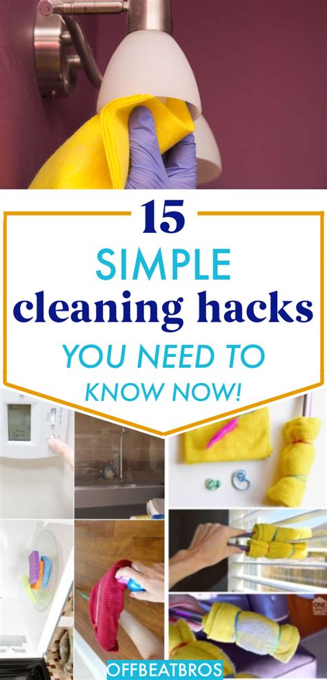 15 Simple Cleaning Hacks Thatll Save You A Ton Of Time And Money