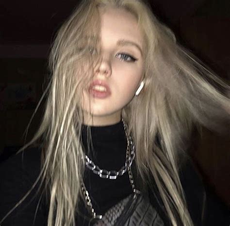 Pin by frvrk on К Blonde aesthetic Blonde goth Aesthetic girl