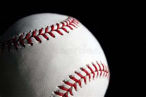 Macro Baseball Seams Stock Image Image Of Ball Objects 12648759