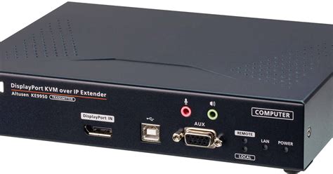 ATEN 4K DisplayPort Single Display KVM Over IP Transmitter