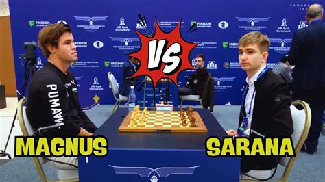 Carlsen Magnus Vs Sarana Alexey World Blitz Chess 2023 R14 YouTube