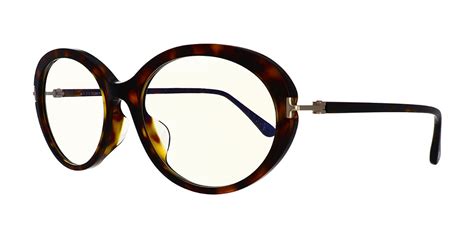 Tom Ford Ft5675 F B Asian Fit Blue Light Block 052 Glasses Tortoise Visiondirect Australia