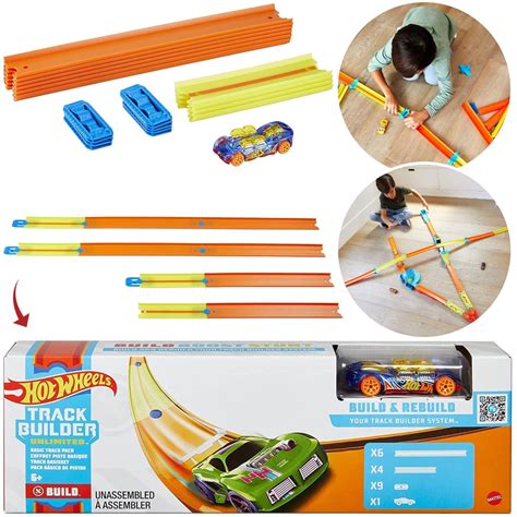 Hot Wheels Pack Trecho De Pista Basico Carrinho Mattel Shopee Brasil