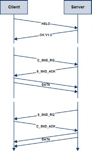 Clientserver Communication Protocol Timing Download Scientific Diagram