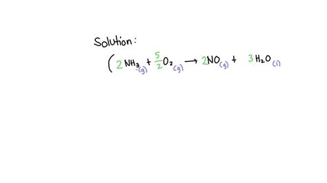 Solved Write And Balance A Chemical Equation For The Reaction Of