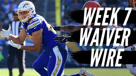 Fantasy Football 2019 Week 7 Waiver Wire Timestamps Youtube