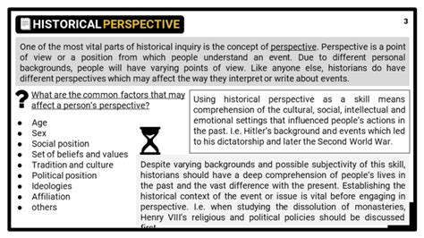 Historical Perspective And Interpretation Lesson Plan And Worksheets