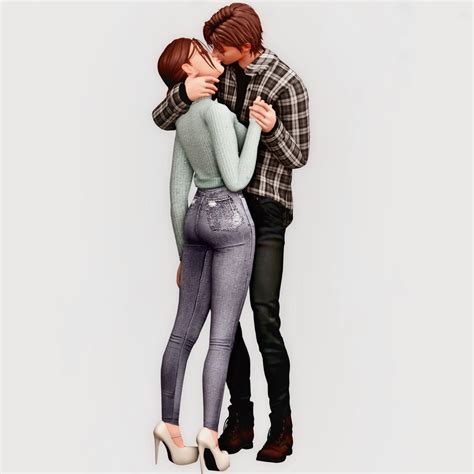 Acha SimS Acha Kissing Poses 1 6 Pair Poses All In One