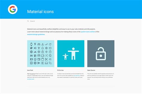 Download: Google Material Icons by Graphic Ghost on Dribbble