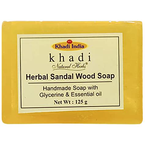 Buy Khadi Natural Herbs Herbal Soap Sandal Wood Handmade Glycerine